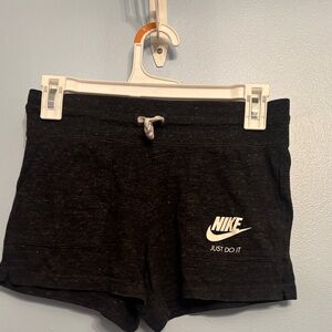 Nike Kids Black Shorts with Logo